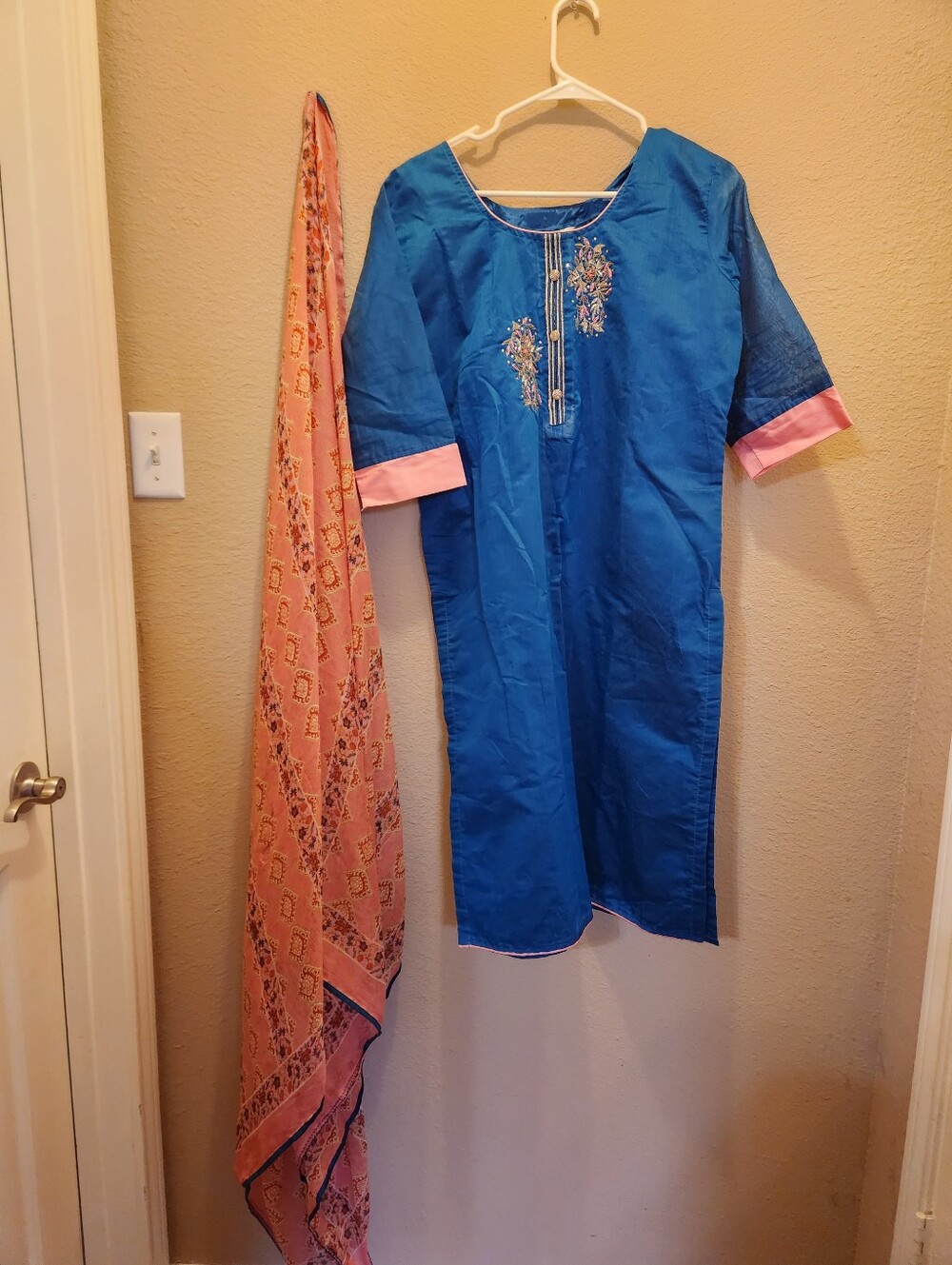 Indian Pakistani Teal  Salwar Kameez